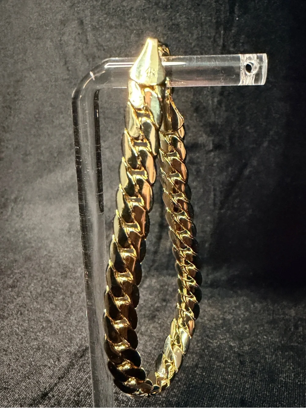 Miami Cuban 8in 7.5MM 14K Stamped Gold Filled Bracelet. Lobster Clasp. Brand new